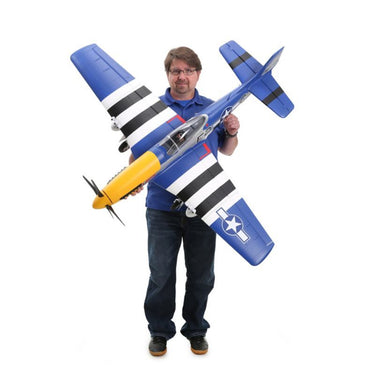 E-Flite EFL01250 P-51D Mustang 1.5m RC Plane (Bind-n-Fly Basic)